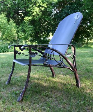Custom Made Custom Steel Adirondack Chair