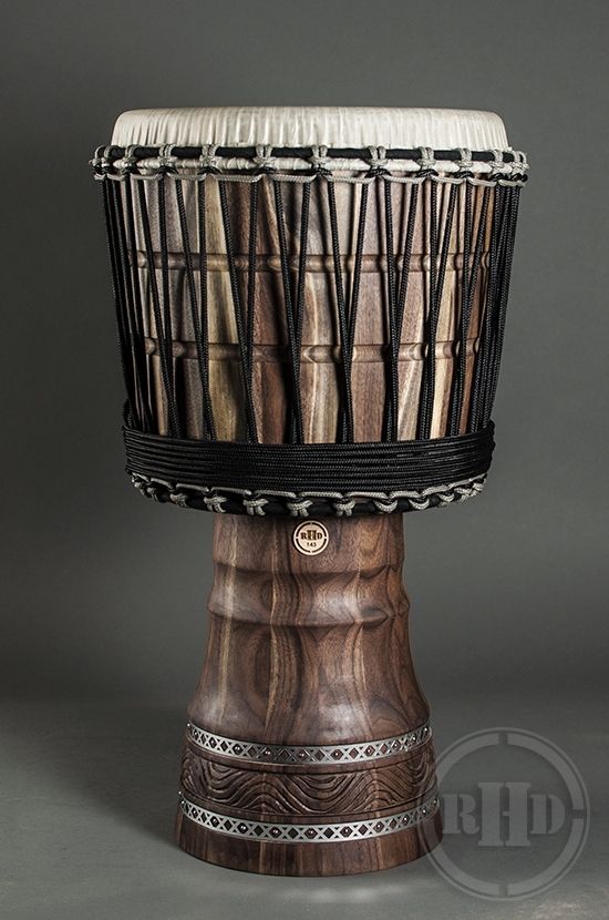 Hand Made Custom Vegan Friendly Djembe Drum by Rhythm House Drums