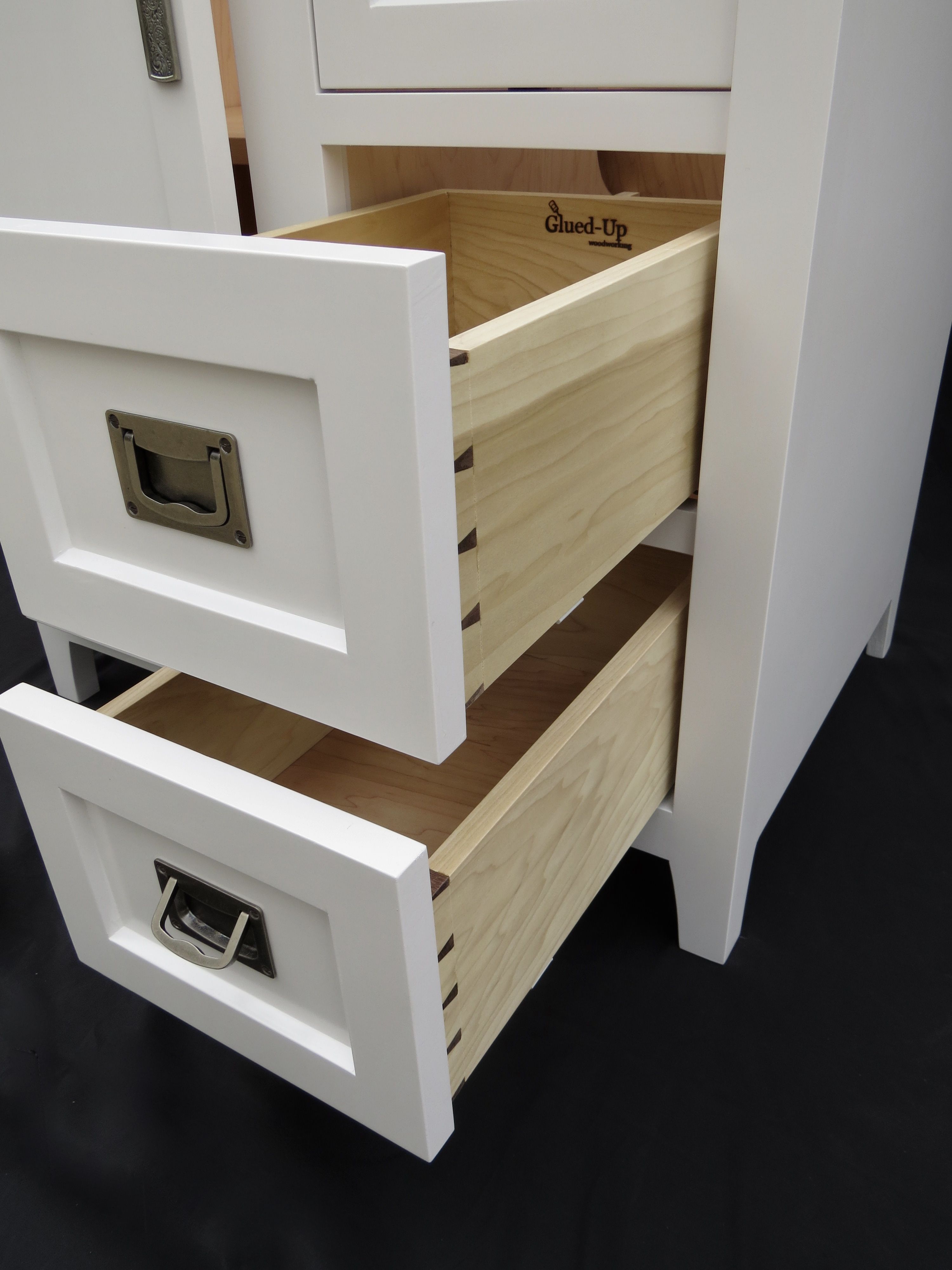 Handmade Barn Door Vanity by GluedUp Woodworking