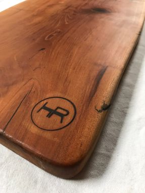 Custom Made Live Edge Hardwood Cutting Board / Serving Board