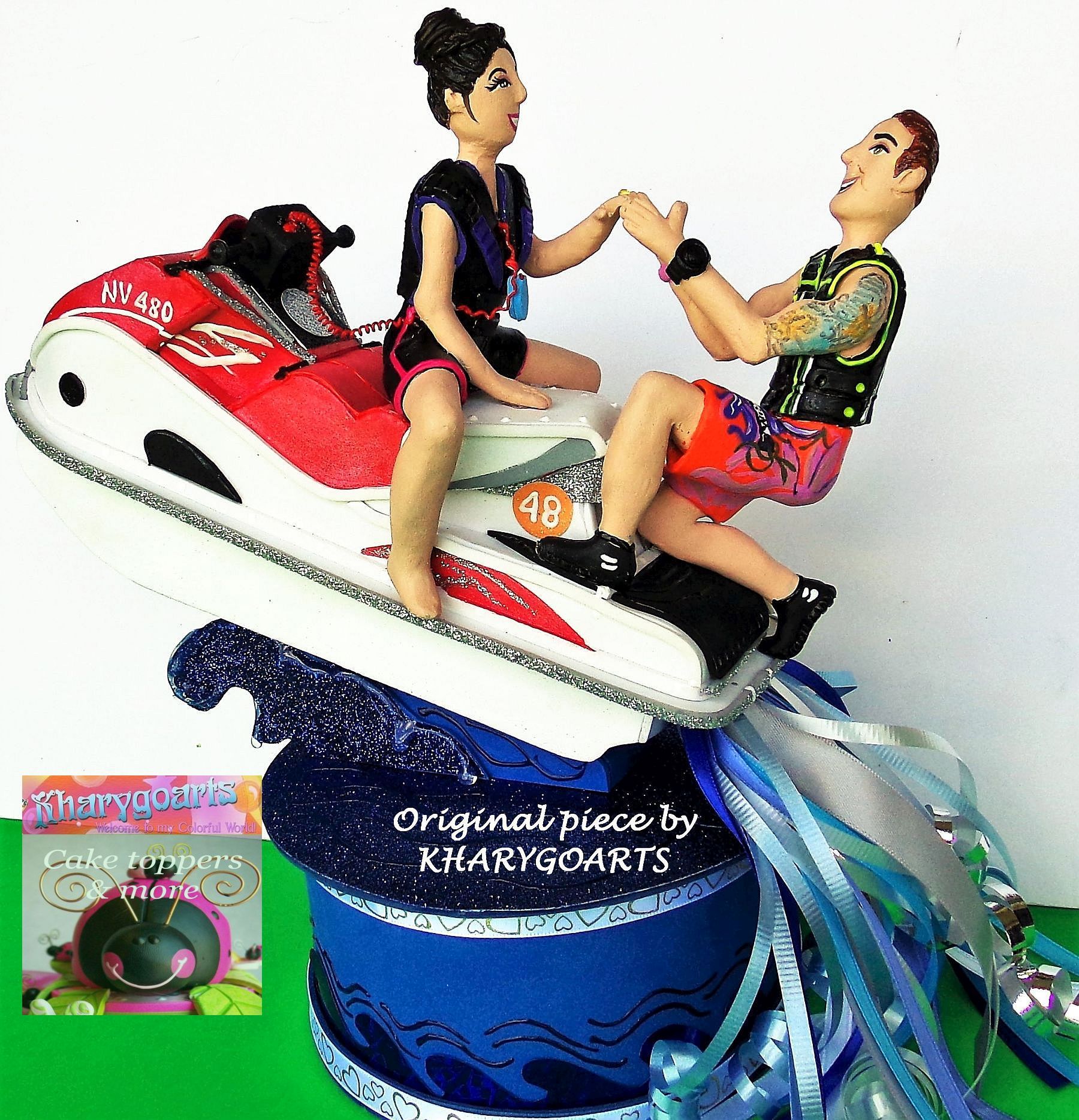 Hand Made Just Engaged, Nautical Wedding Party, Engagement Gifts For