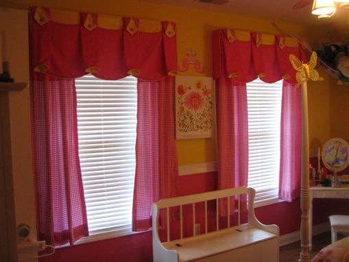 Custom Made Window treatment for little girl's bedroom