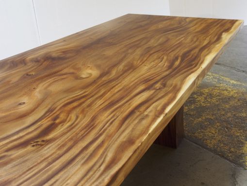 Custom Made Parota Slab Dining Table
