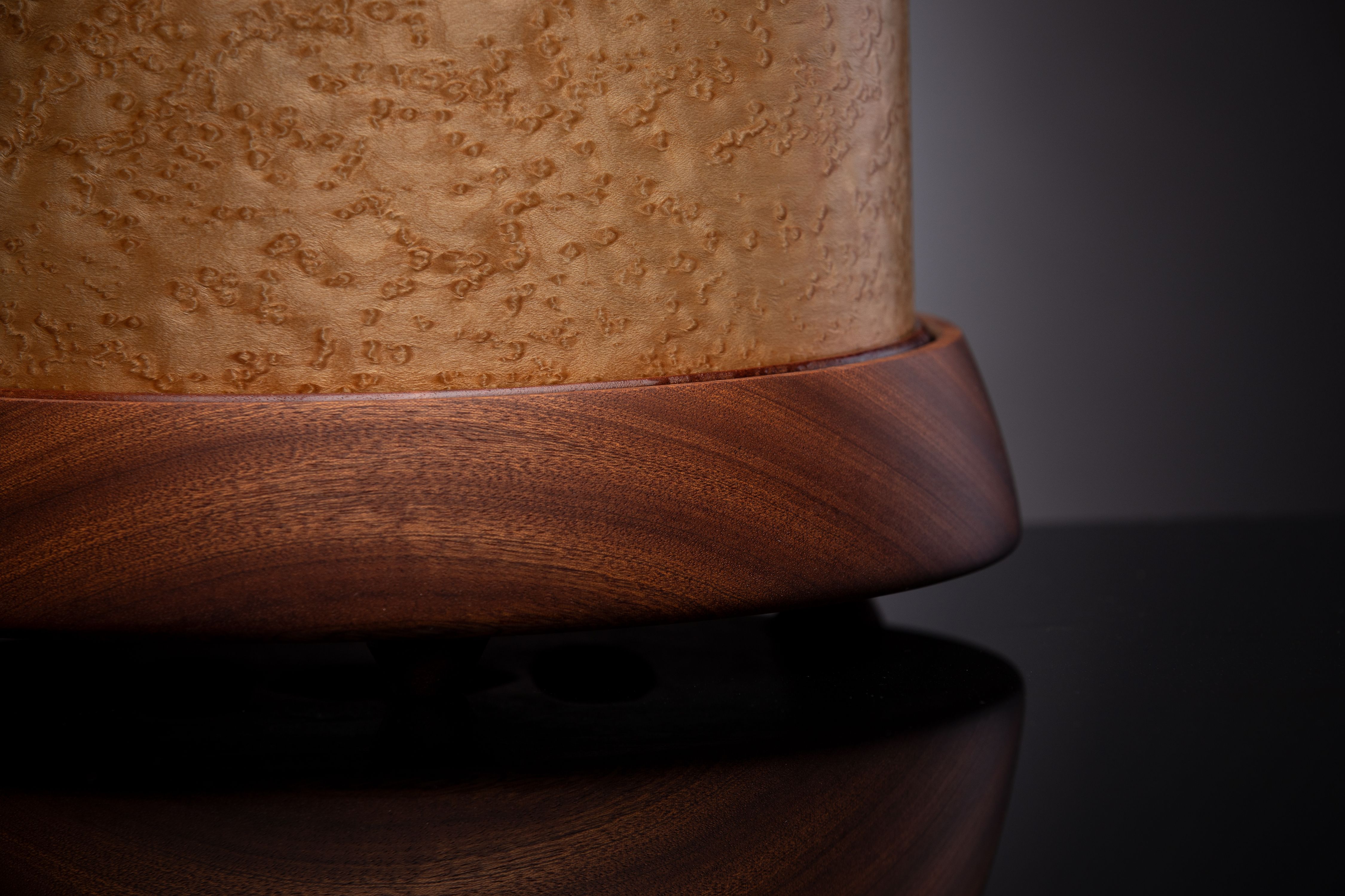 Buy Handmade Sunrise Lamp, made to order from Bradley Best Woodworking