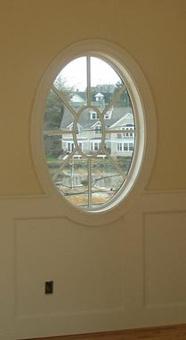 Custom Round And Oval Window Trim by B. H. Davis Company 