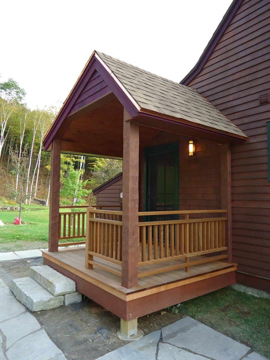 Hand Crafted Contemporary Farmhouse Porch by Hitchcock Construction LLC