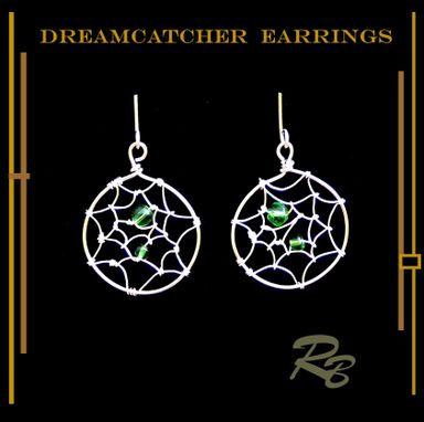 Custom Made Wife Gift, Dreamcatcher Jewelry, Necklace, Earrings, Dreamcatcher, Gemstones