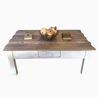 Custom Made Rustic Reclaimed Wood Coffee Table