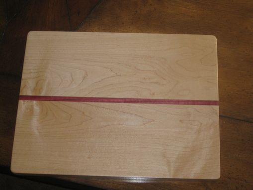 Custom Made Maple And Purpleheart Cutting Boards For Benefit Auction