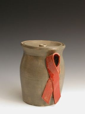 Custom Made Symbolic Remembrance Ribbon Urn