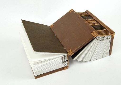 Custom Made Dos-À-Dos - Double Journal Wood Book - Birch Bark