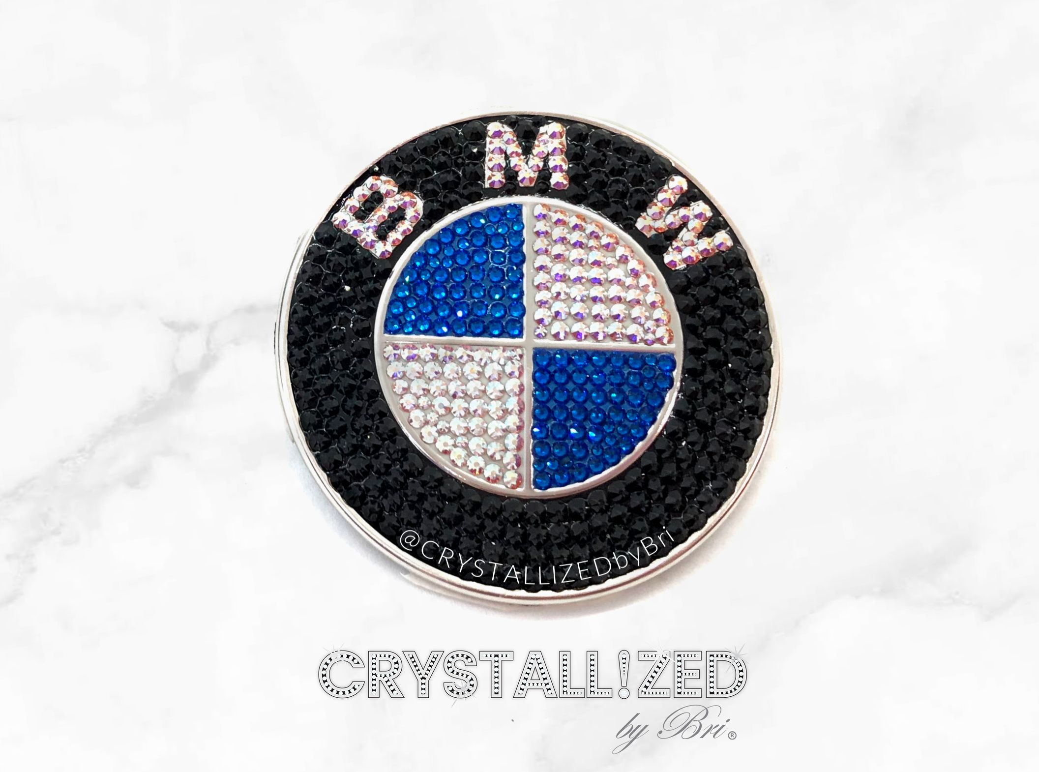 Buy Hand Made Bmw Crystallized Roundel Car Emblem Bling Genuine ...