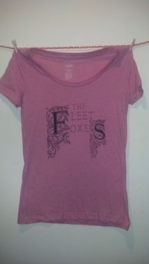Custom Made The Fleet Foxes Medium Pink Shirt, Ready To Ship