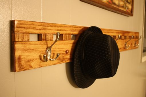 Custom Made Coat And Hat Rack