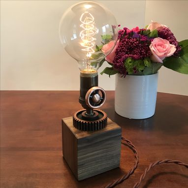 Custom Made Nostalgic Steampunk Edison Lamp With Dimmer