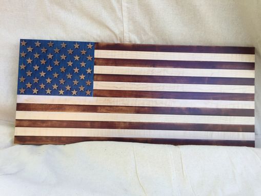 Custom Made Distressed Look American Flag