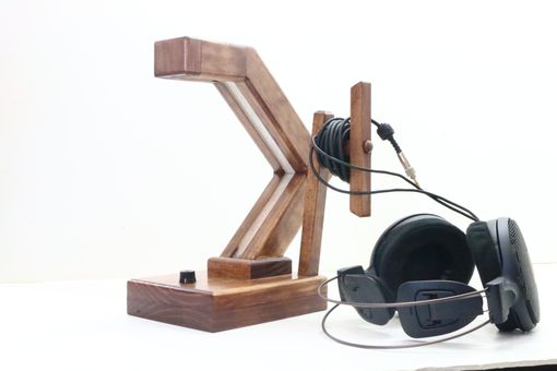 Custom Made Headphone Stand + Led Lamp