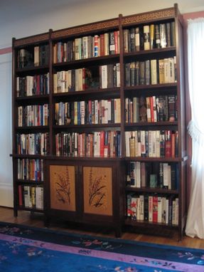 Custom Made Cabinet Within Bookcase