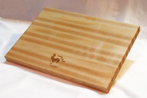 Custom Made Personalized Engraved Cutting Board | Maple Edge Grain