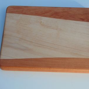 Hand Crafted Over The Stove Cutting Board by Insight Woodworking LLC