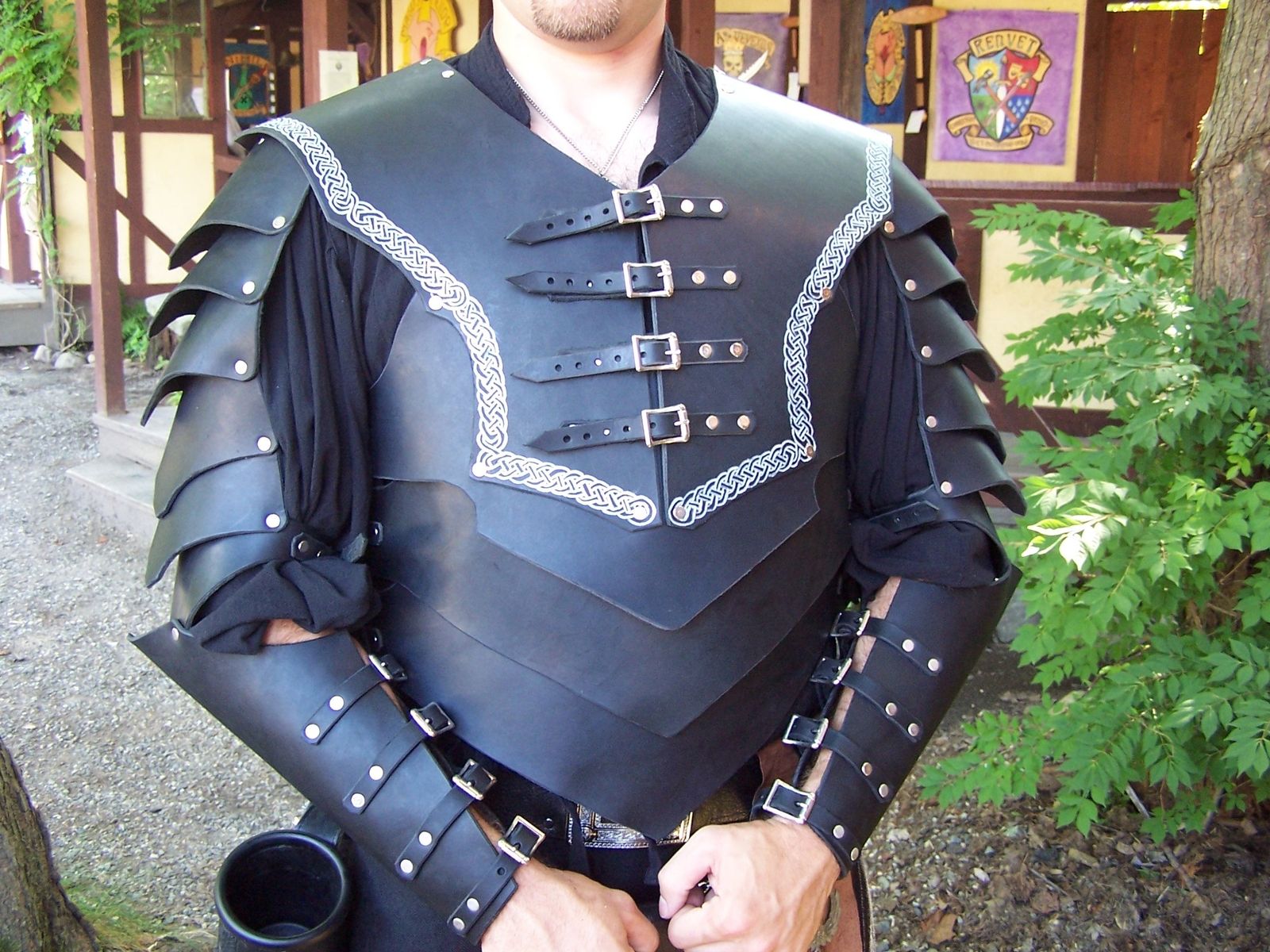 Custom Made Cavalier Armor by Emporium Custom Leathers, Llc