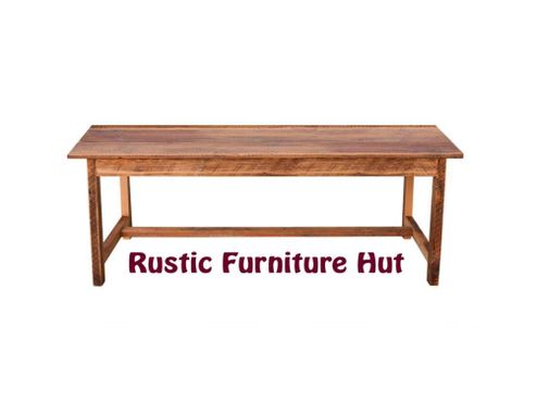 Custom Made Rustic Reclaimed Wood Farm Table/Desk By Rustic Furniture Hut