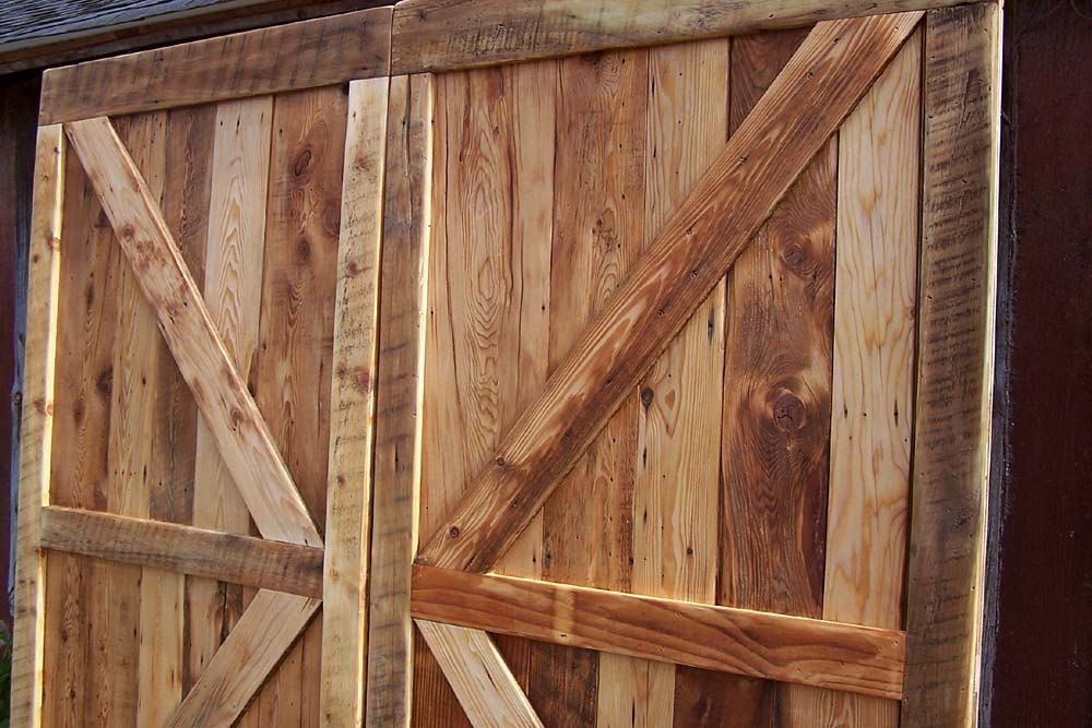 Buy Hand Crafted Vintage Barn Doors Made From Reclaimed Antique Pine ...