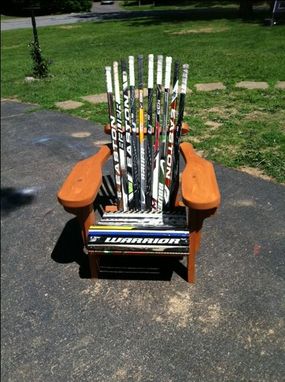 Custom Made Hockey Stick Adirondack Chair