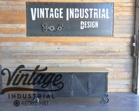 Custom Made Vintage Industrial Sideboard