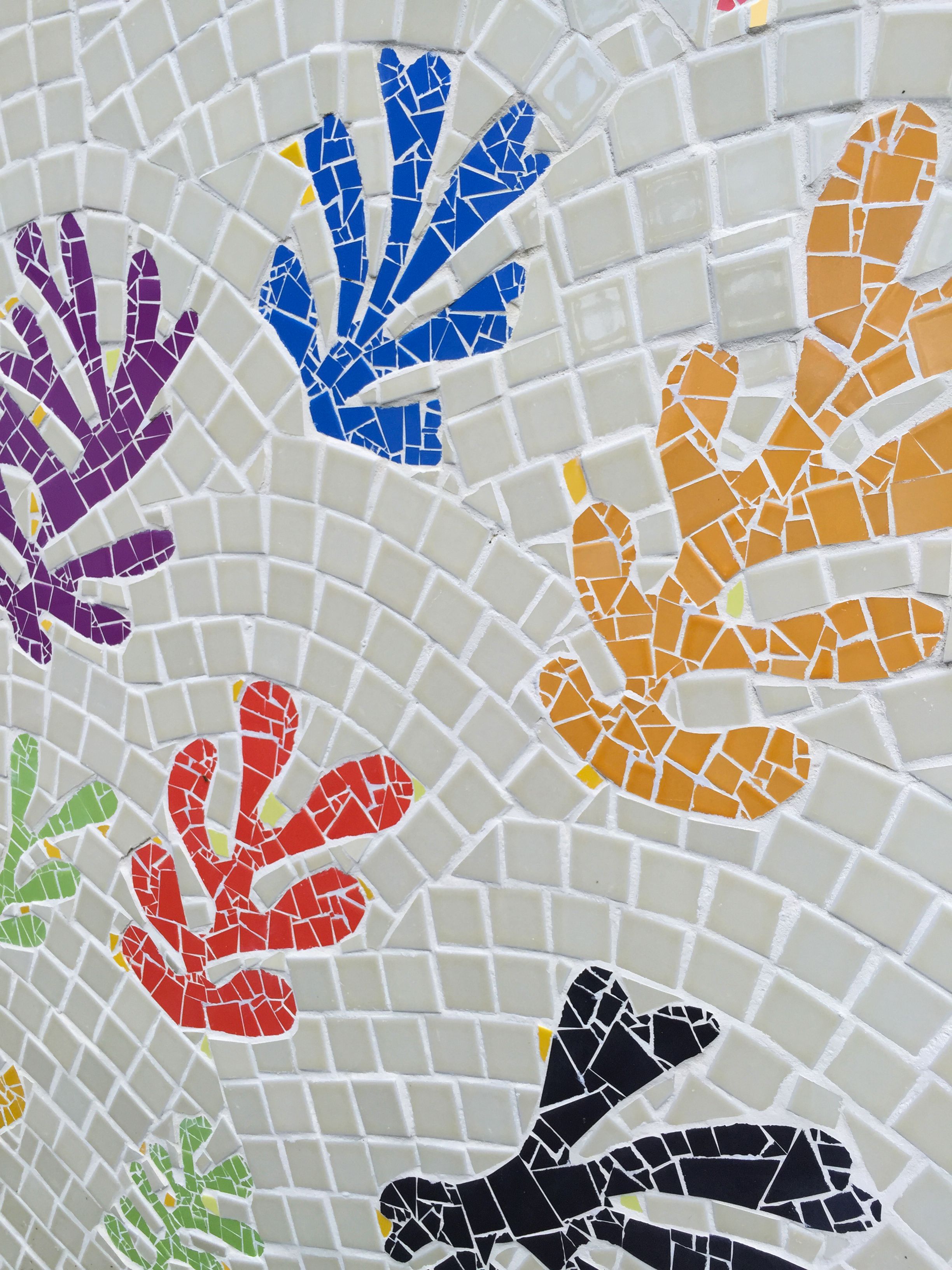 Hand Crafted Garden Wall Mosaic by Modern Mosaic Arts