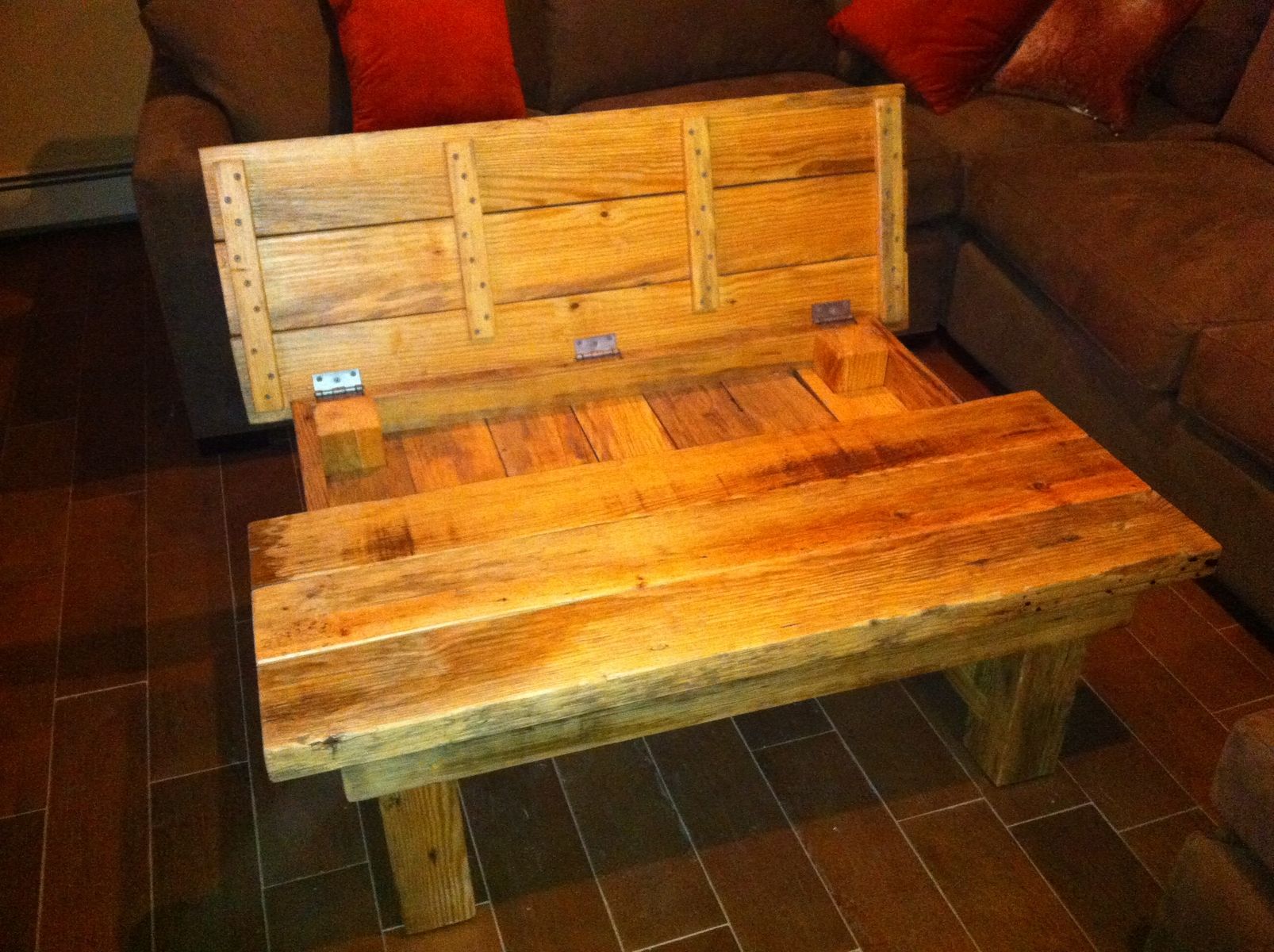 Custom Made Reclaimed Wood Coffee Table by Endless Design | CustomMade.com