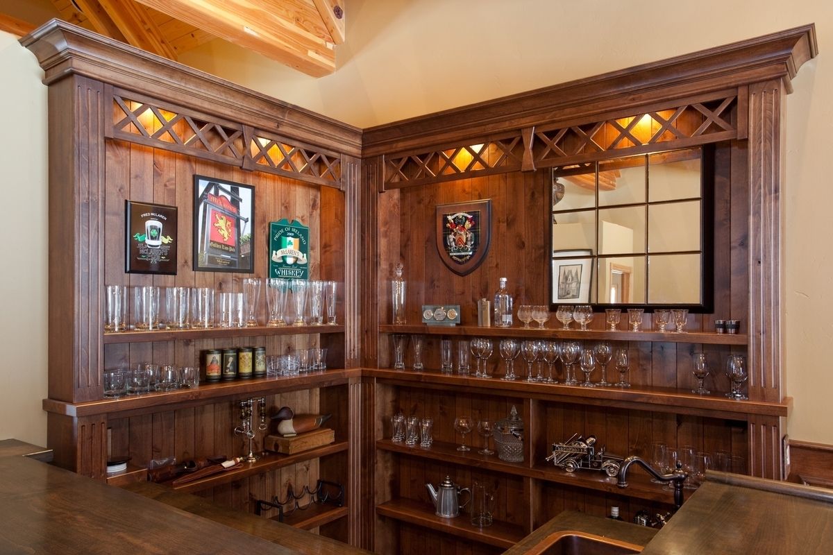 Handmade Scottish Pub Bar by Dan Joseph Woodworks