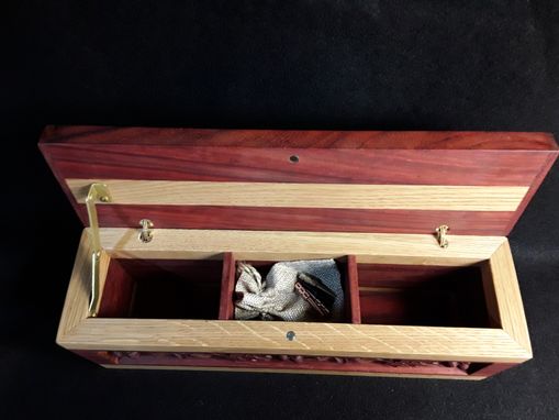Custom Made Cribbage Board With Storage Box