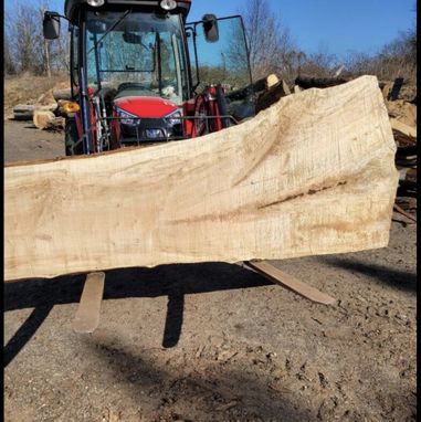 Custom Made Single Slab Live Edge Dining Table Deposit