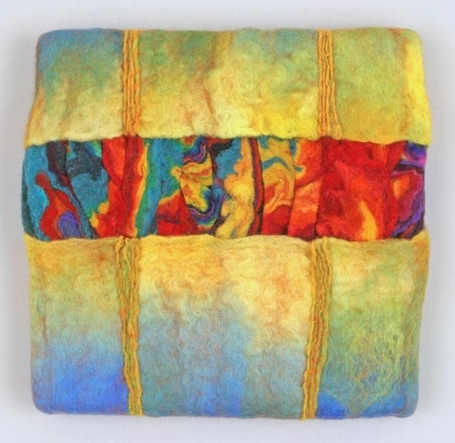 Hand Crafted Small Handmade Felt Wall Pieces by Fiberworks By Sharron ...