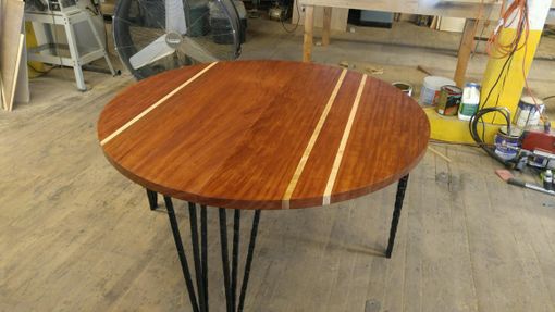 Custom Made Round Bubinga Table