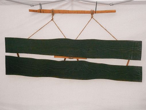 Custom Made Sho Sugi Ban Double Wall Hanging