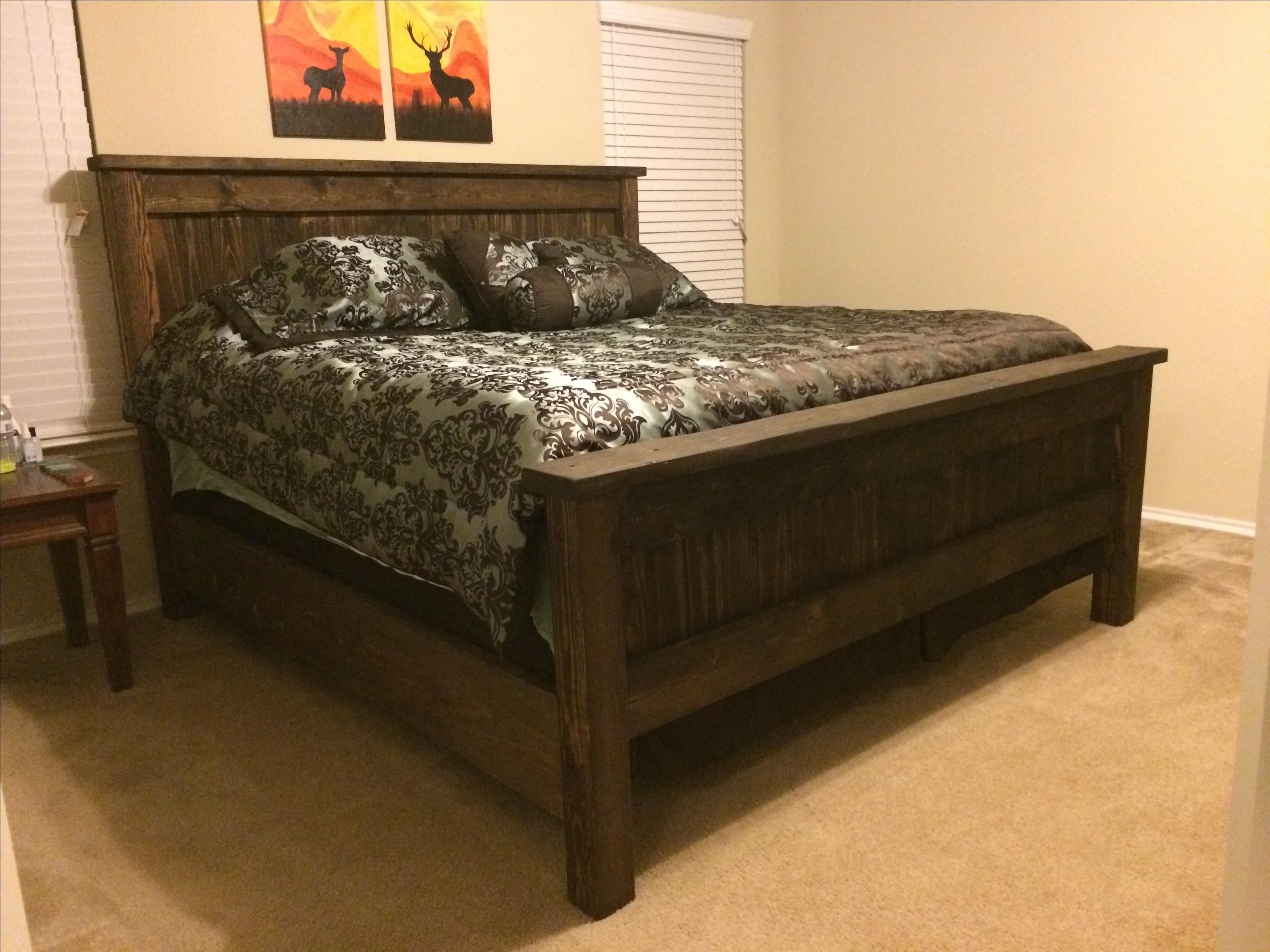 bed frames with solid wood base under mattress