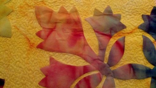 Custom Made Art Quilt - Hawaiian Floral