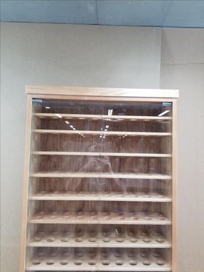 Custom Made Pipe Smoking Display Cabinet