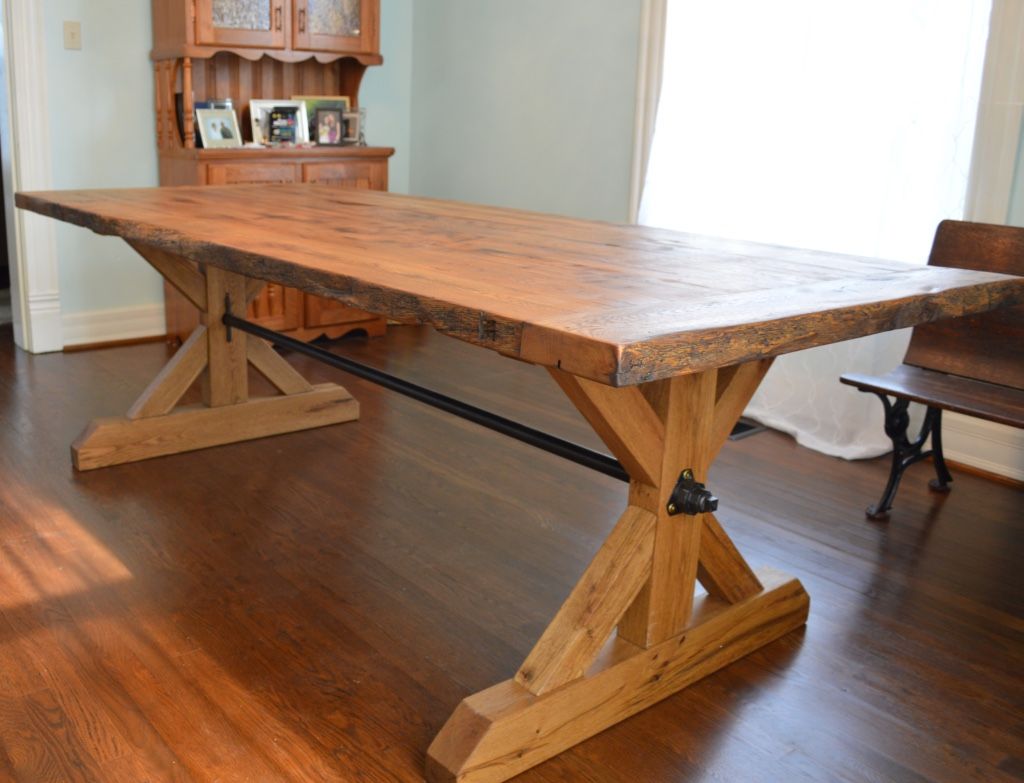 Custom Reclaimed Barn Wood Table by Feicht & Co