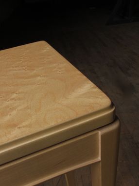 Custom Made Birdseye Maple Tables