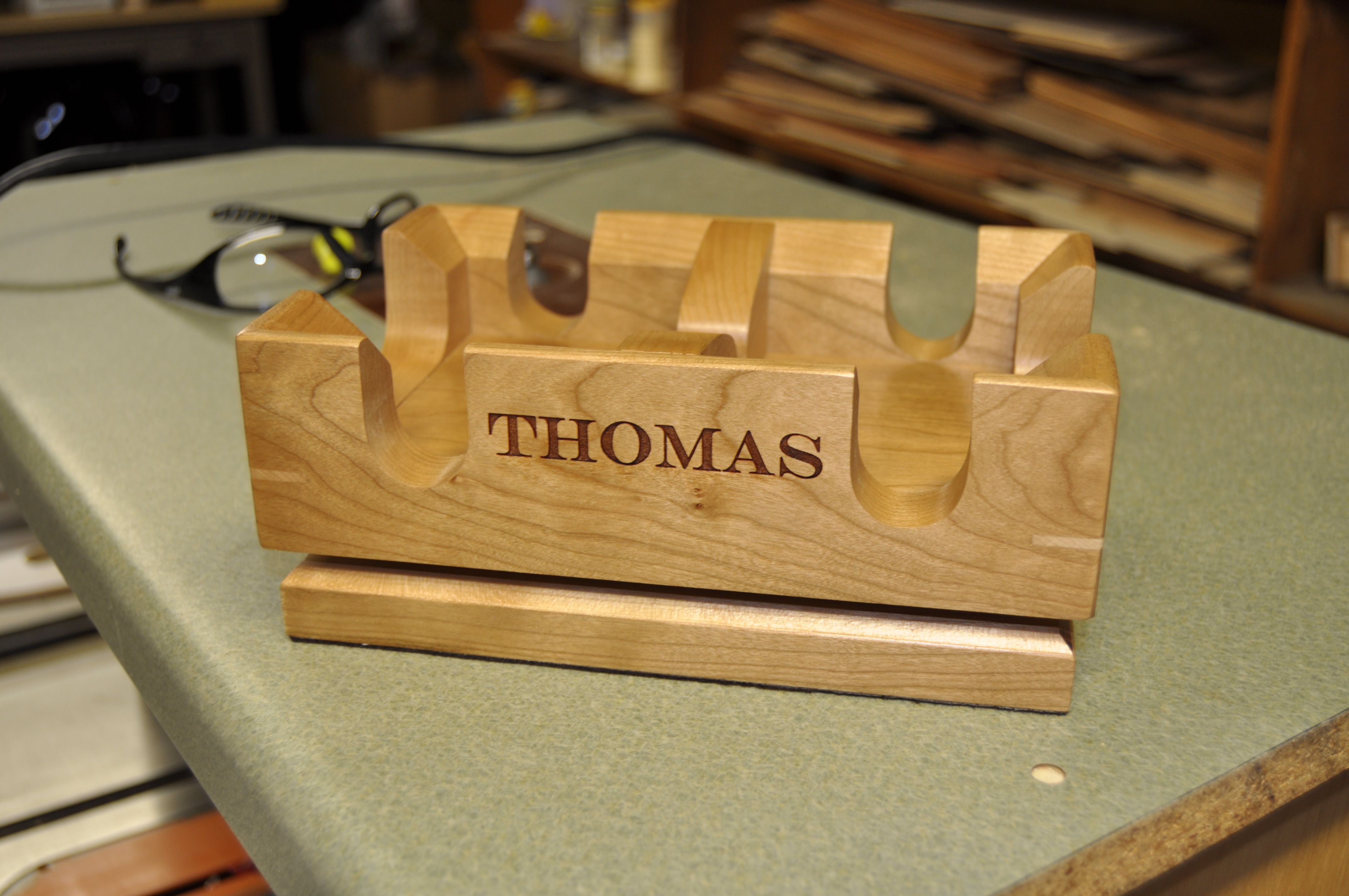 Custom Made Card Tray For Deck Of Cards by 50Splinters Woodworks