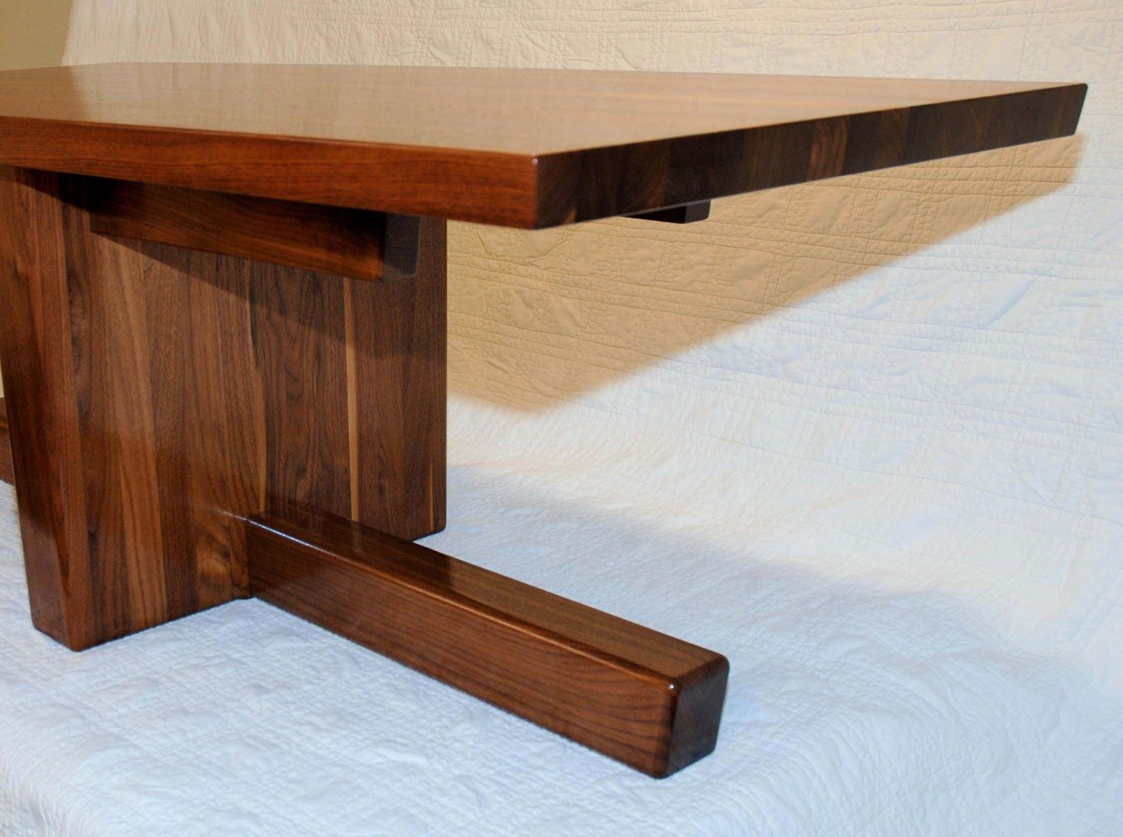 Hand Made Walnut Coffee Table by Natural Mystic Woodwork