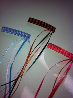 Custom Made Ribbon Braided Barrette