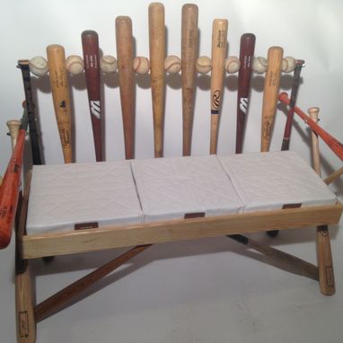 Custom Made Baseball Bat Bench