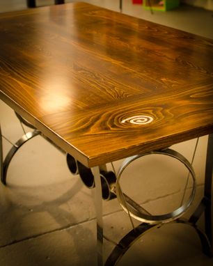 Custom Made Solid Beech Wood Dining Table