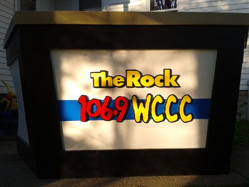 Custom Made Wccc Radio Station Interview Stand