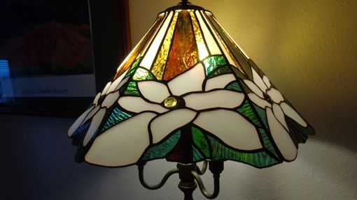Custom Made Magnolia Flower Floor Lamp Shade