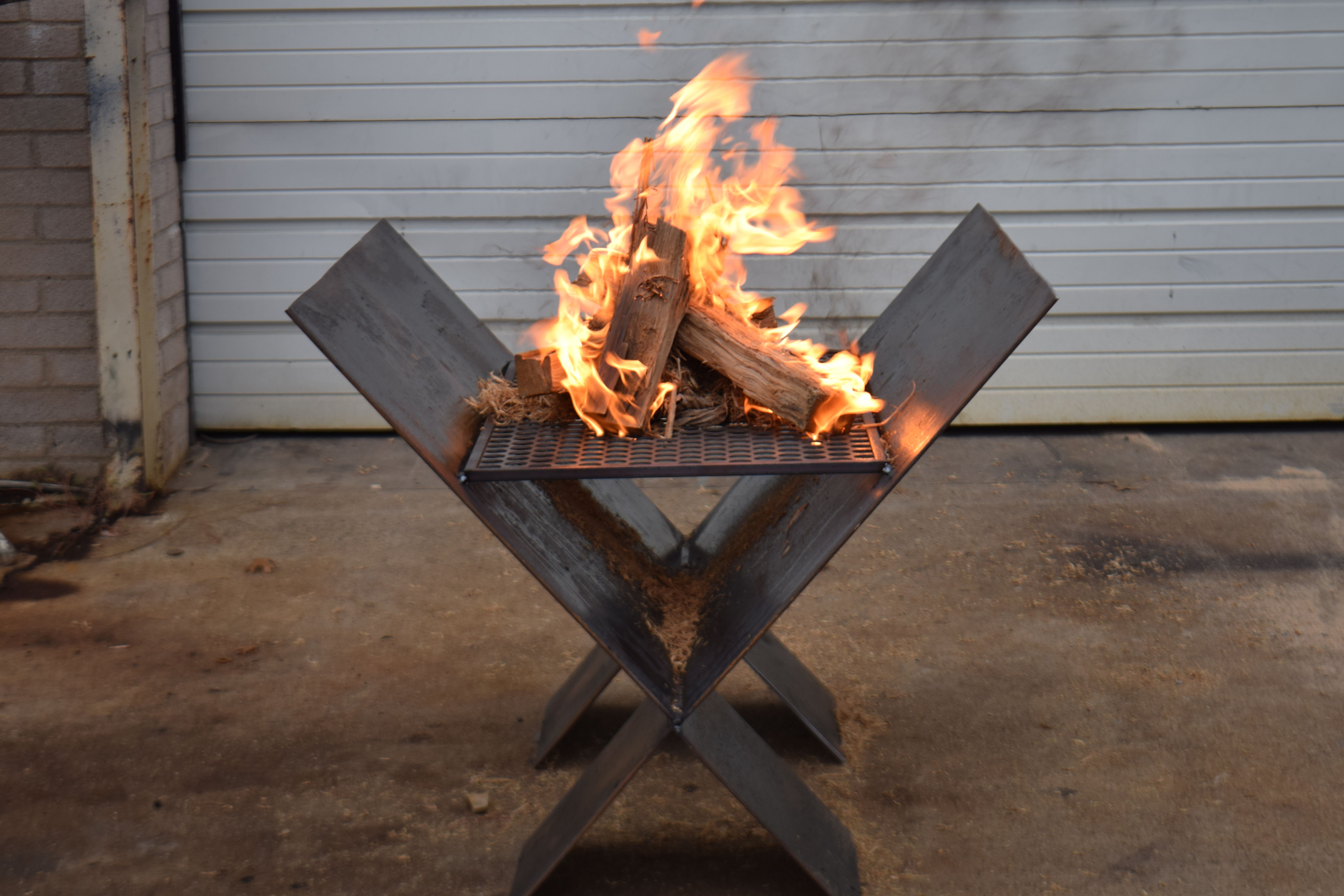 Buy Handmade Custom Raw Metal Fire Pit Made To Order From Agf Custom Metal Concepts Inc Custommade Com